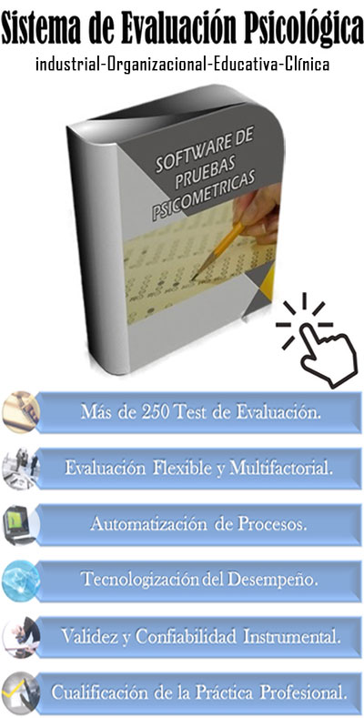 Software de pruebas psicométricas: 250 Pruebas Psicométricas